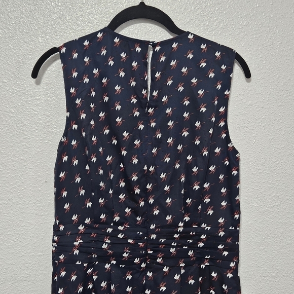 Hi There By Karen's Walker bird printed with faux belt vneck size 6 - Picture 12 of 14